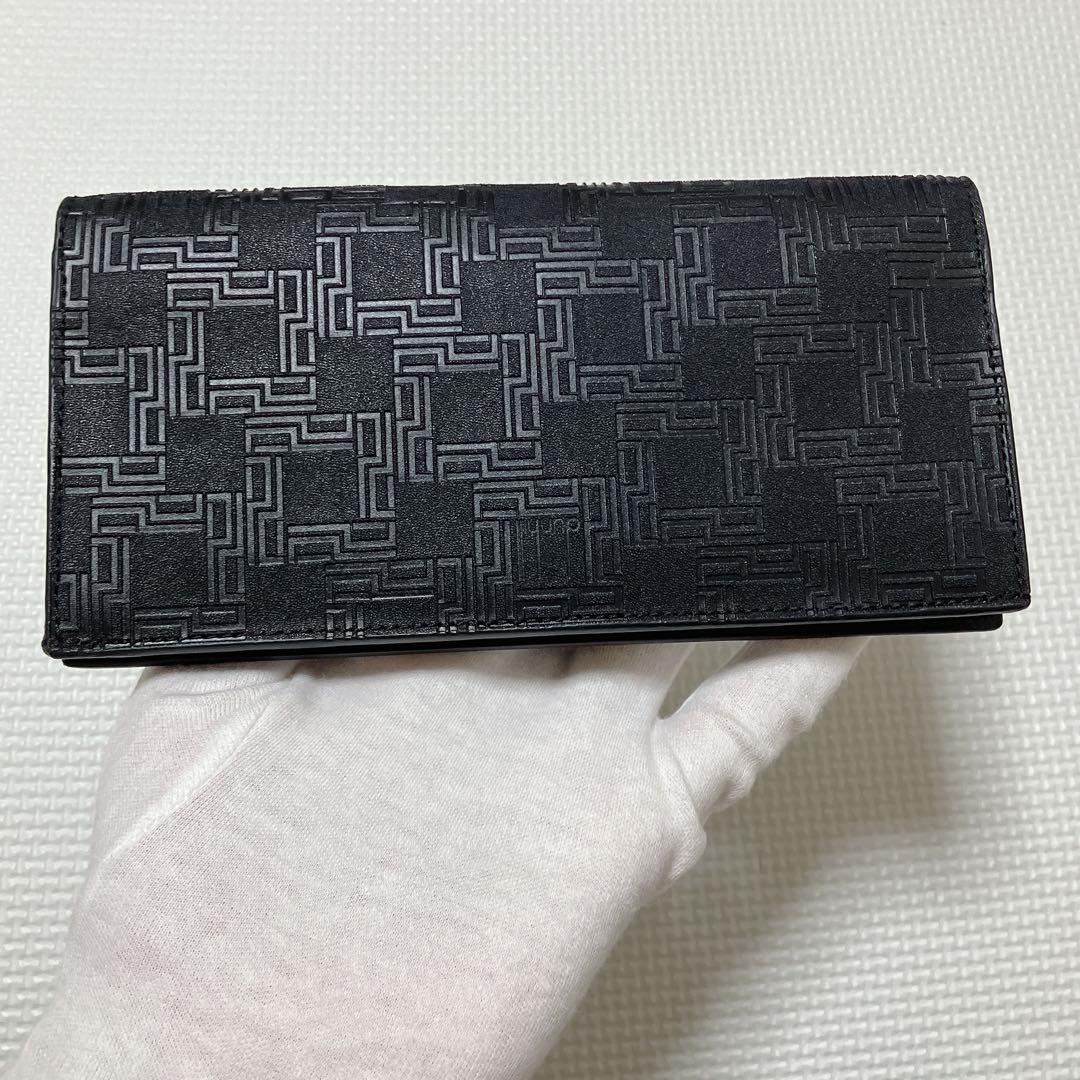 未使用　dunhill ダンヒル ロングウォレット ディーエイト　黒　ブラック