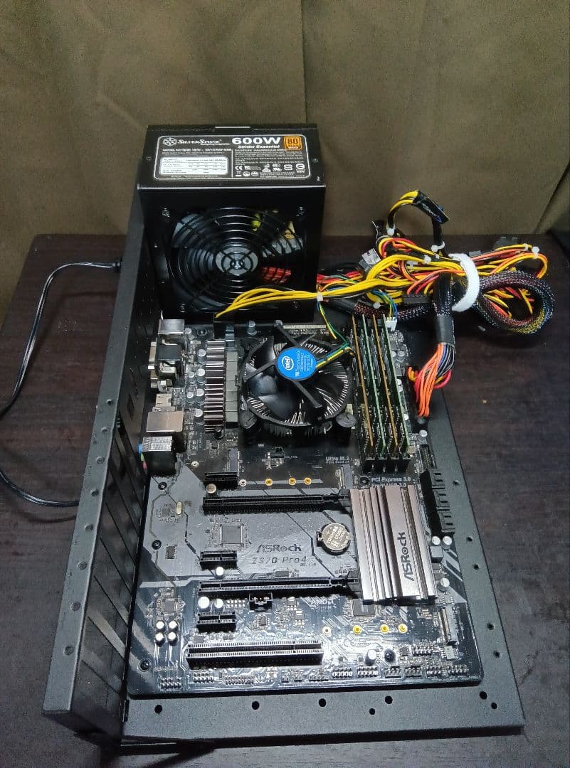 自作PC ASRockZ370PRO4&intelG5420