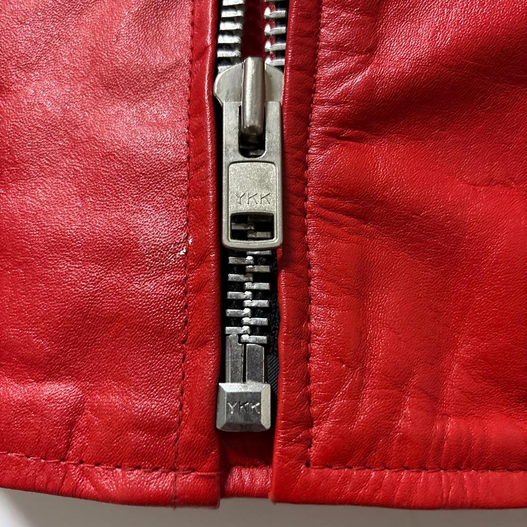 琥*丸様 【値下げ】HORN WORKS ホーンワークス レザー　赤　レッド