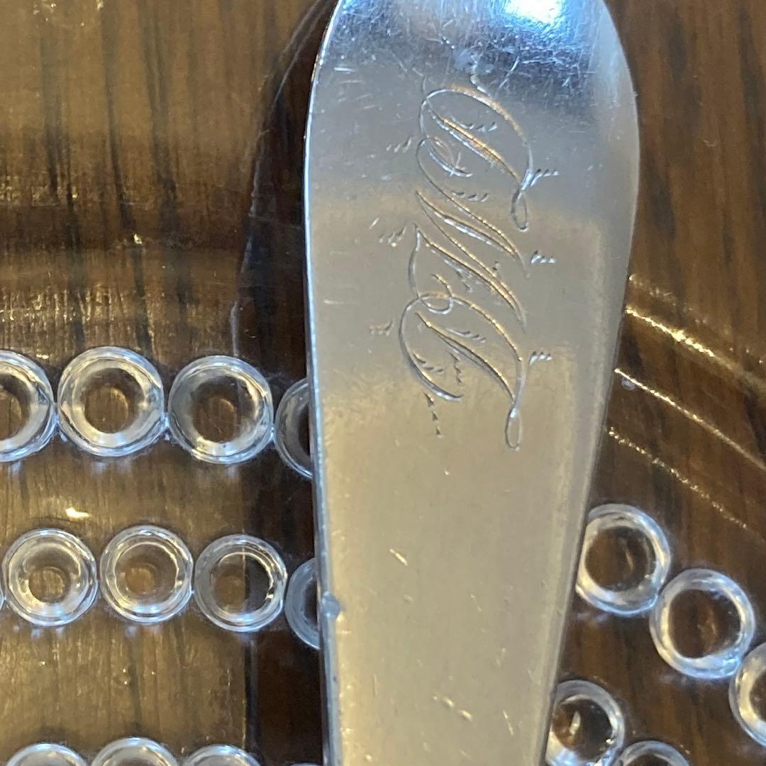 傷あり　Tiffany 純銀　ティーキャディー　スプーン　Faneuil