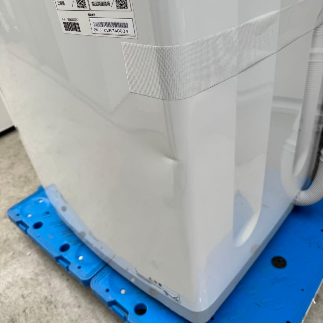 220⭐️2025年製美品★アクア　洗濯機　7KG ガラストップ　一人暮らし