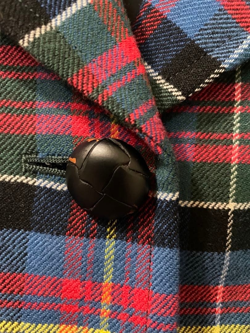 Yves Saint Laurent チェック柄ジャケット