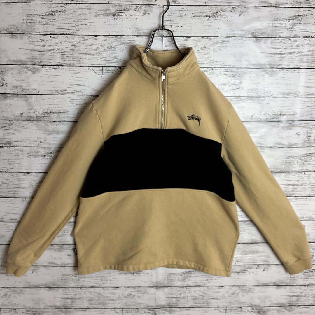 STUSSY◎オーストラリア限定 ハーフジップ スウェット D345