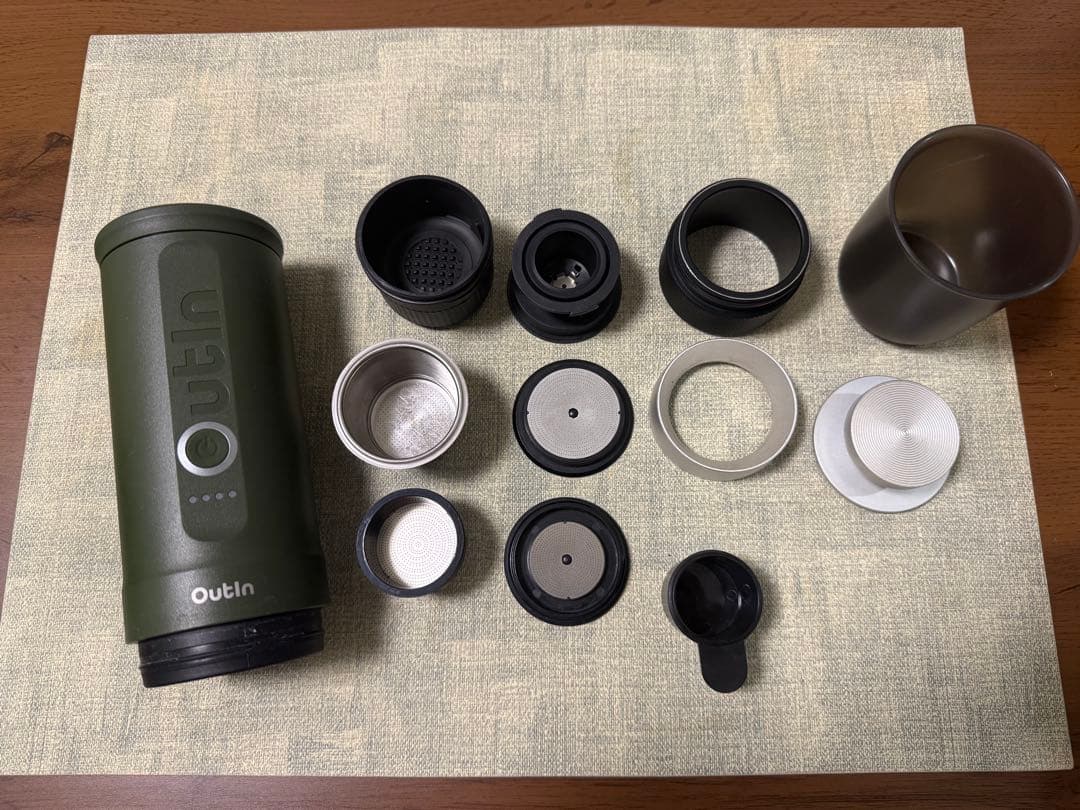 Outin Nano (Basket Plus)ポータブル電動エスプレッソマシン