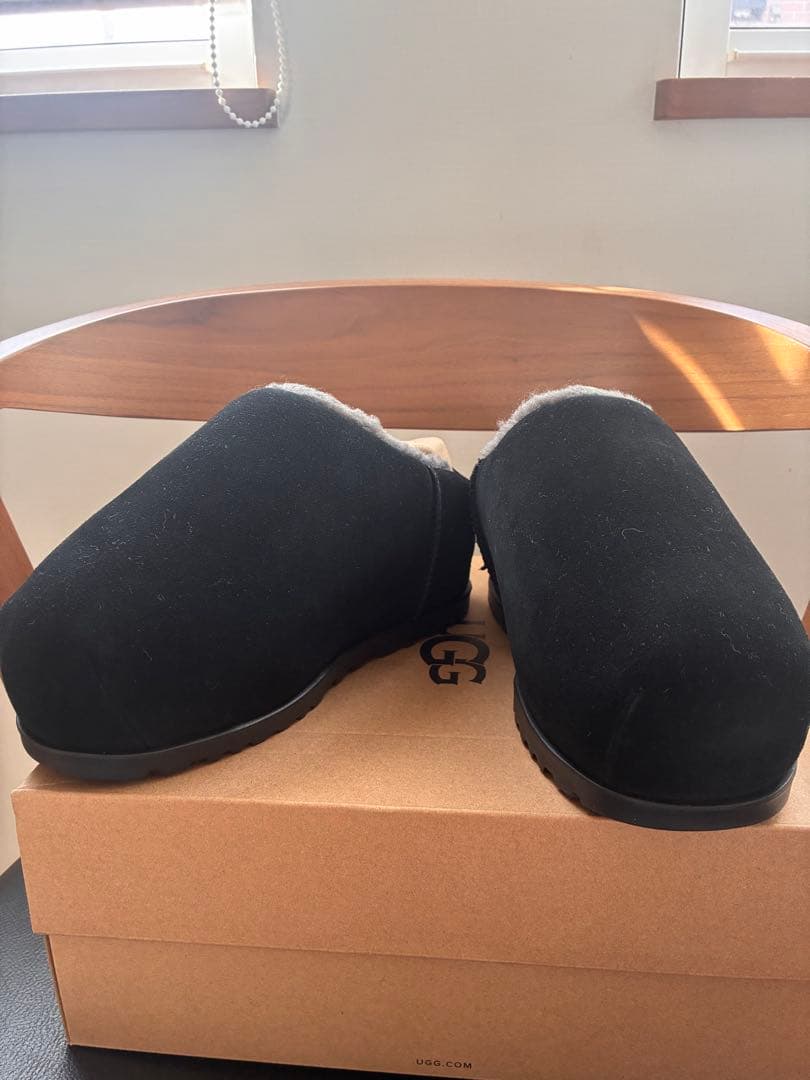 UGG pumped SLID ブラック　25.0 アグ　パンプド　スライド