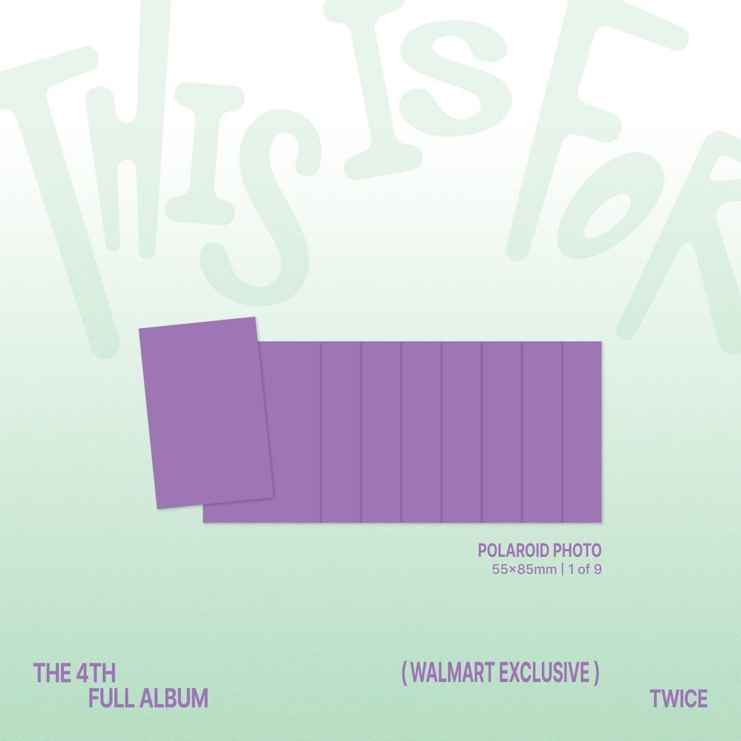 TWICE ツウィ THIS IS FOR WALMART US アメリカ限定
