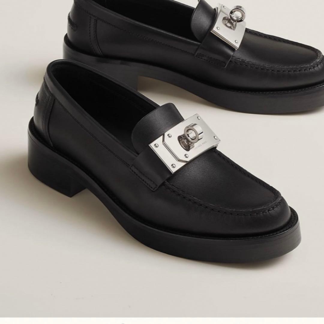 ビ*ン様 HERMES Hour loafer モカシンホット