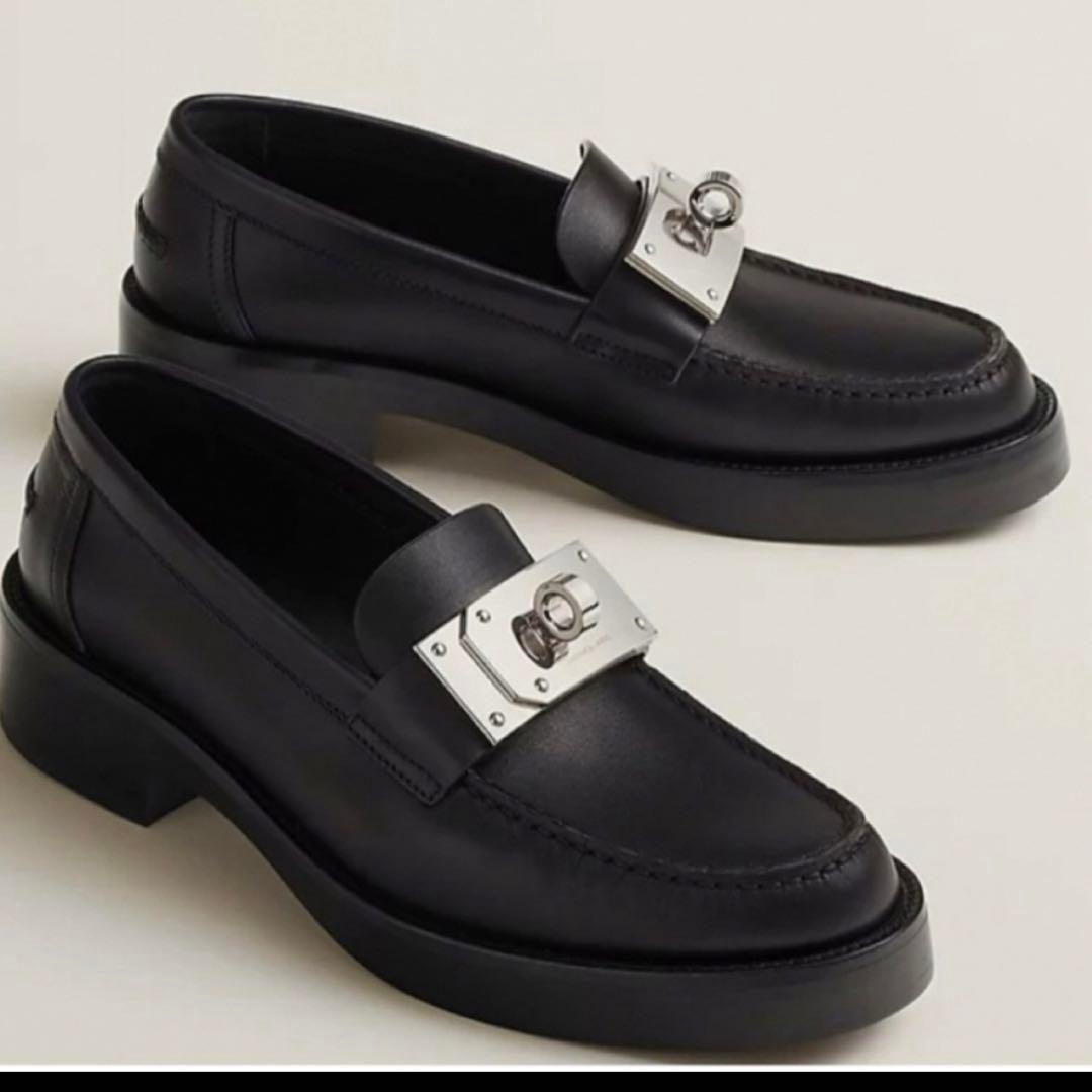 ビ*ン様 HERMES Hour loafer モカシンホット
