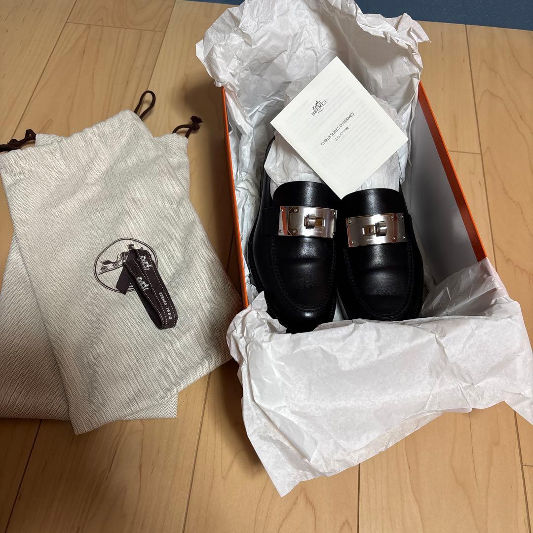 ビ*ン様 HERMES Hour loafer モカシンホット