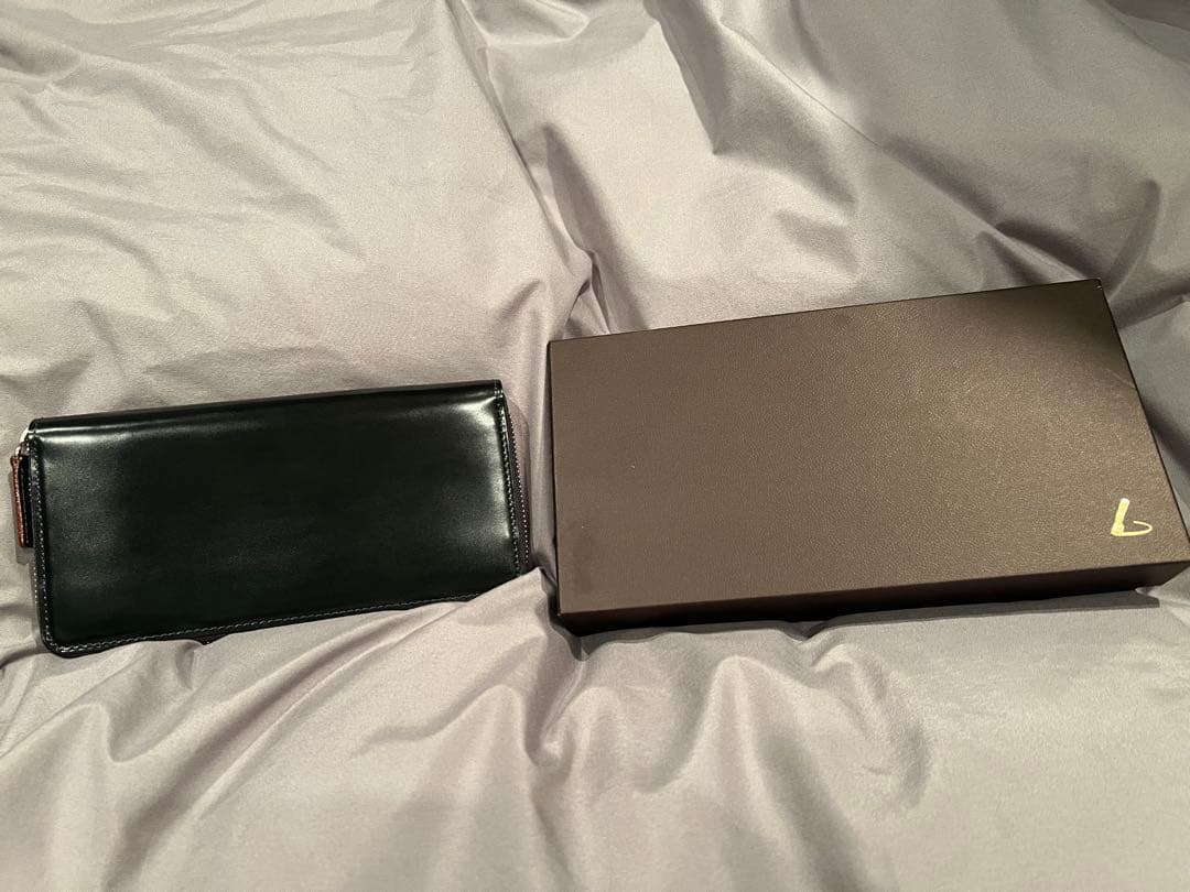 土屋鞄コードバン長財布 Lファスナー財布 コードバン 馬蹄型小銭入れ3点