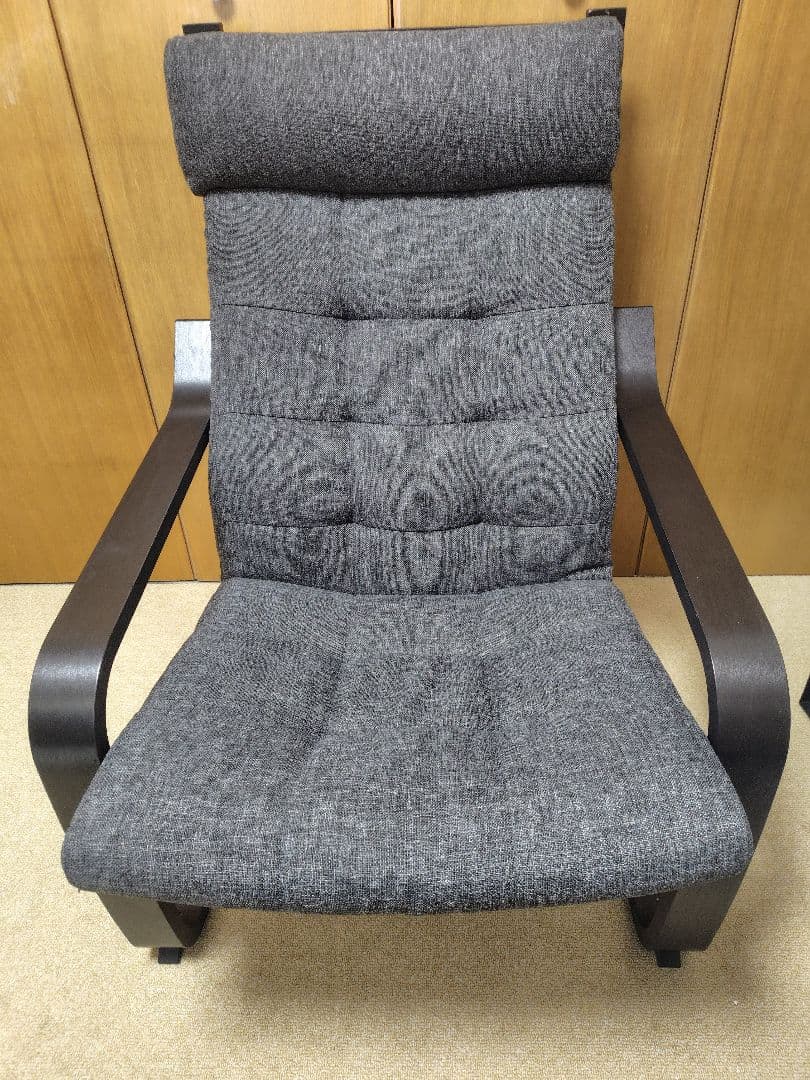 POANG ポエング オッドマン付 1人掛けソファ　1人掛けチェア