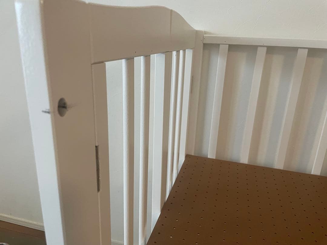 KATOJI ベビーベッド ミニサイズ送料込み 上下2段式 ホワイト