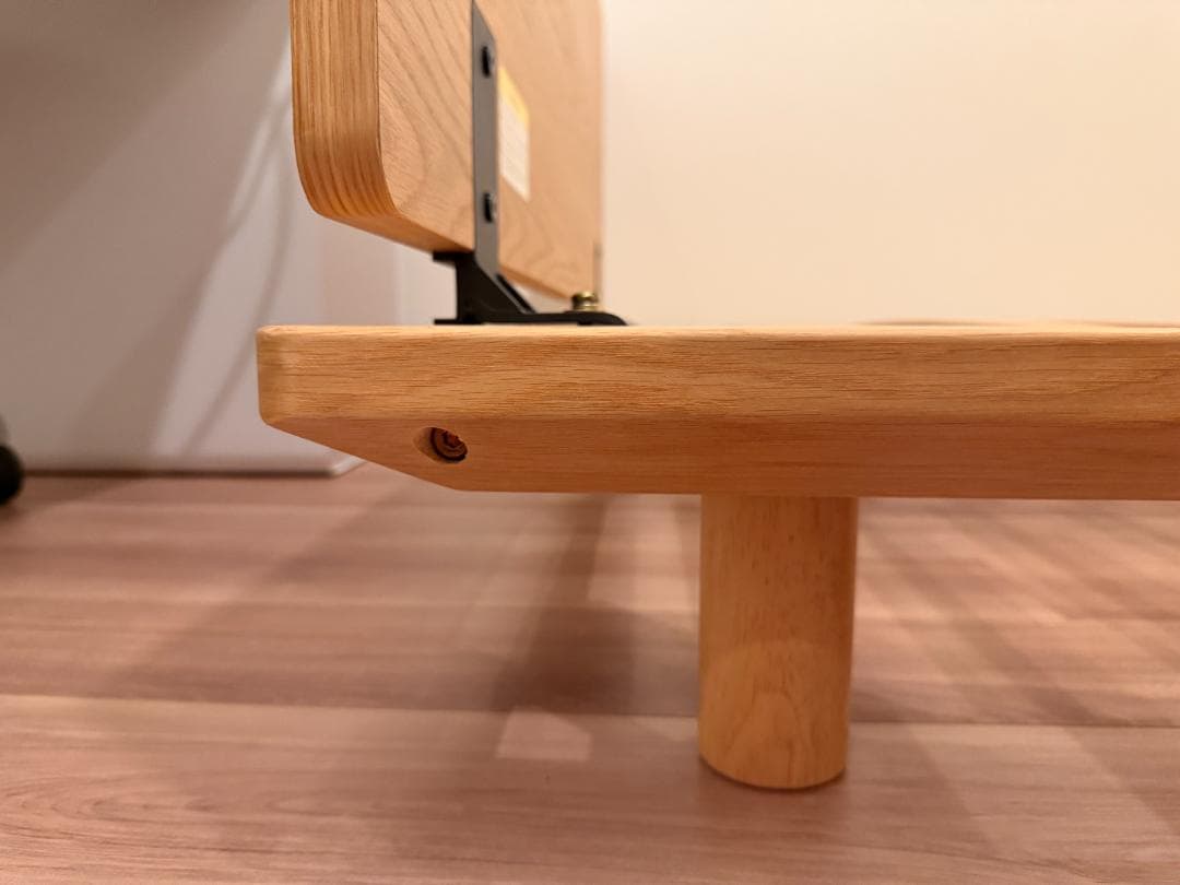 無印良品 ベッドフレーム オーク材 セミダブル ヘッドボード・脚セット 美品