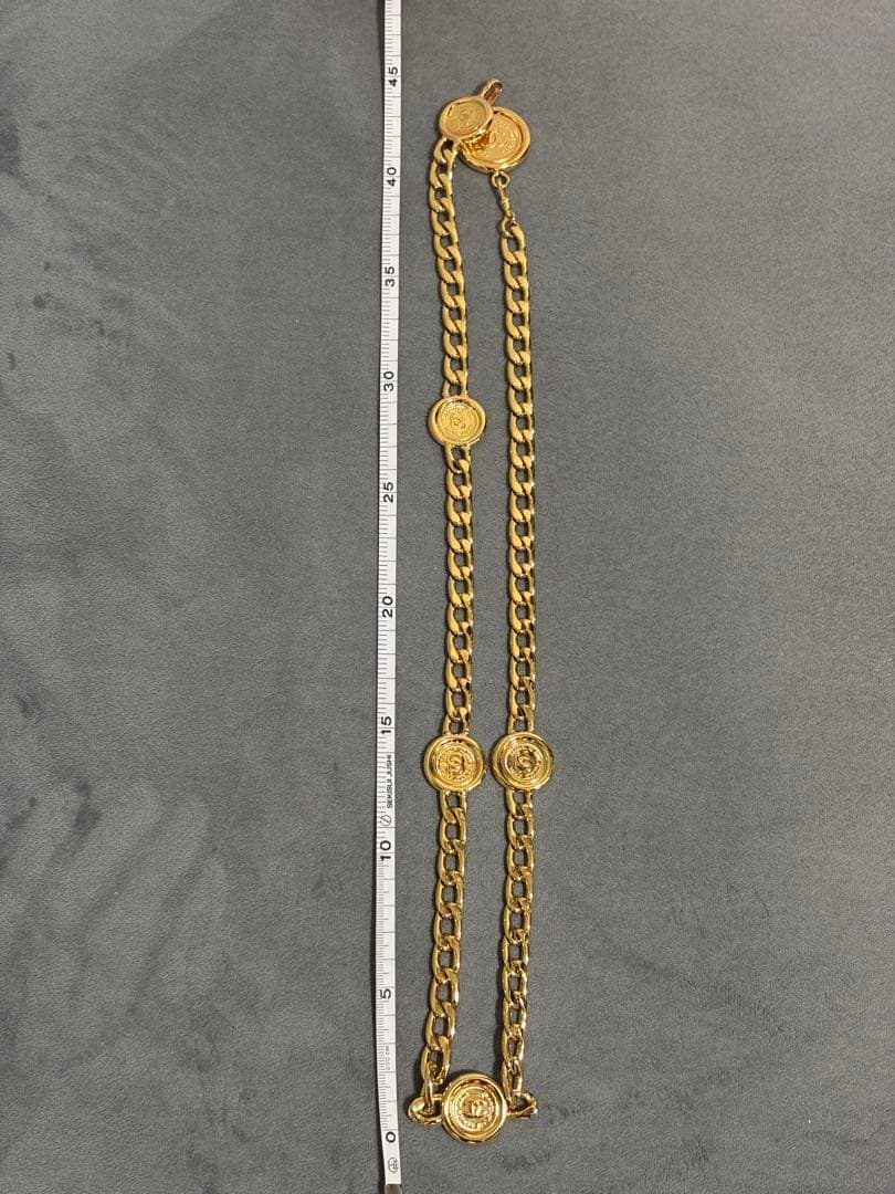 【美品】シャネル CHANEL ベルト ココマーク ヴィンテージ　チェーンベルト