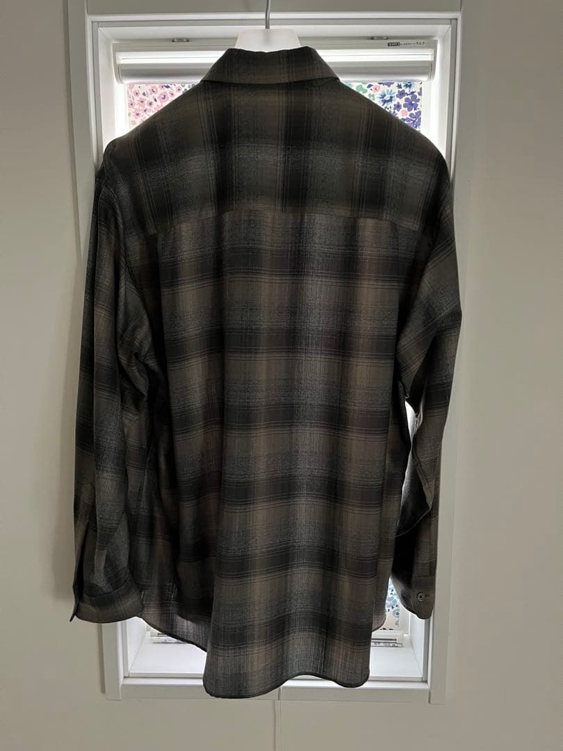 トップス auralee Super Light Wool Check Shirt