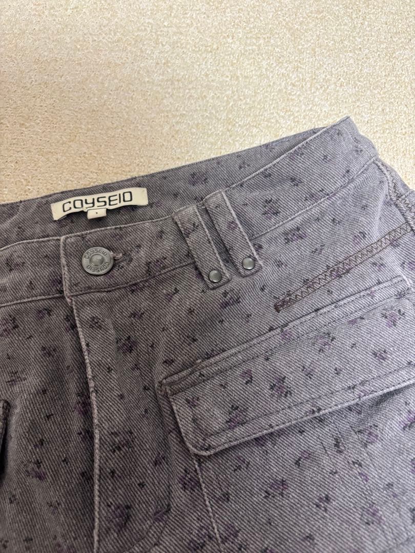 パンツ COYSEIO FLOWER PATTERN PANTS