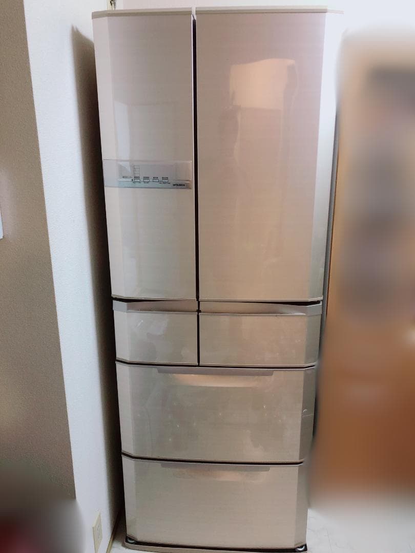 三菱電機 6ドア 冷蔵庫（501L・フレンチドア）フローラル MR-E50R-F