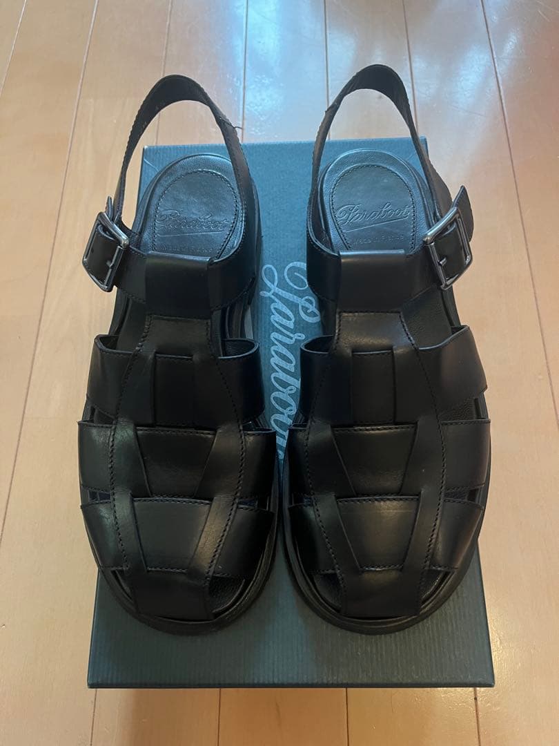 Paraboot IBERIS イベリス グルカサンダル　24.5cm ブラック