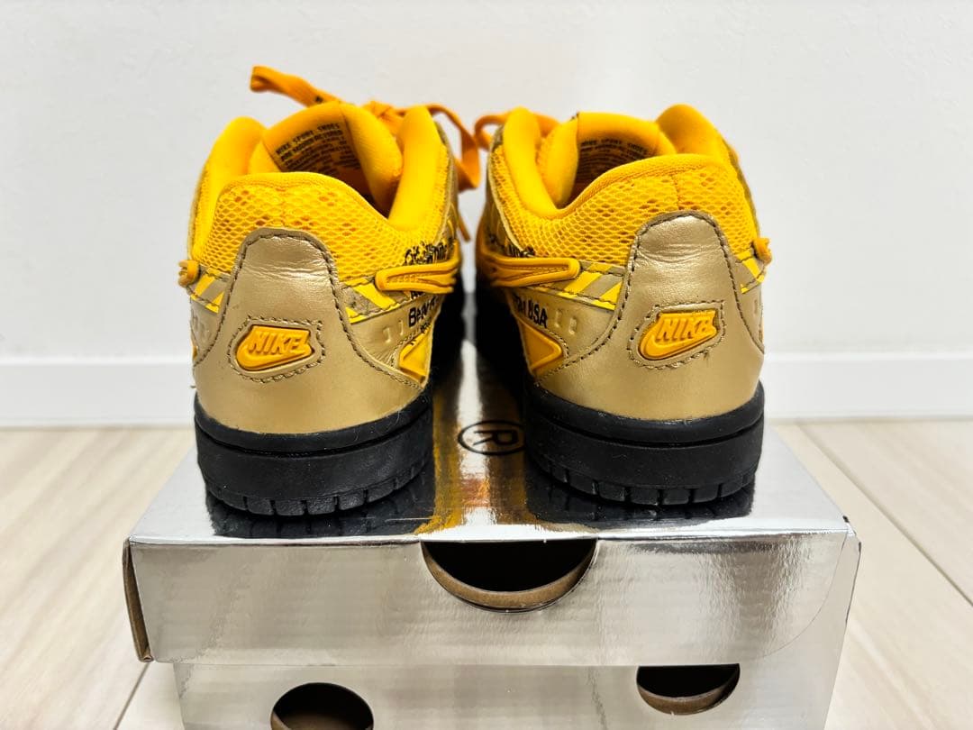 新品未使用 キッズ ラバー ダンク ナイキ×オフホワイト　19cm