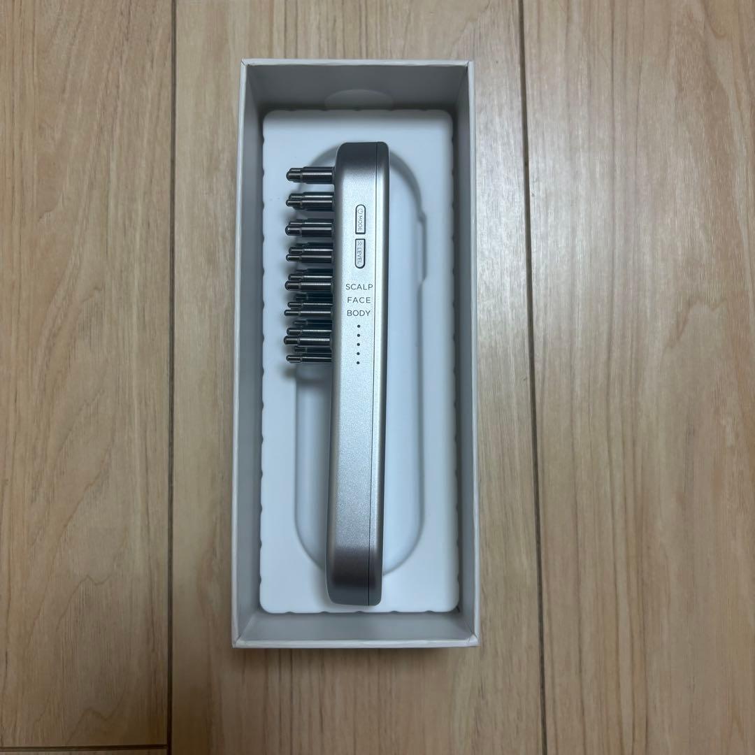 【ほぼ新品】SALONIA EMS LIFT BRUSH シルバー