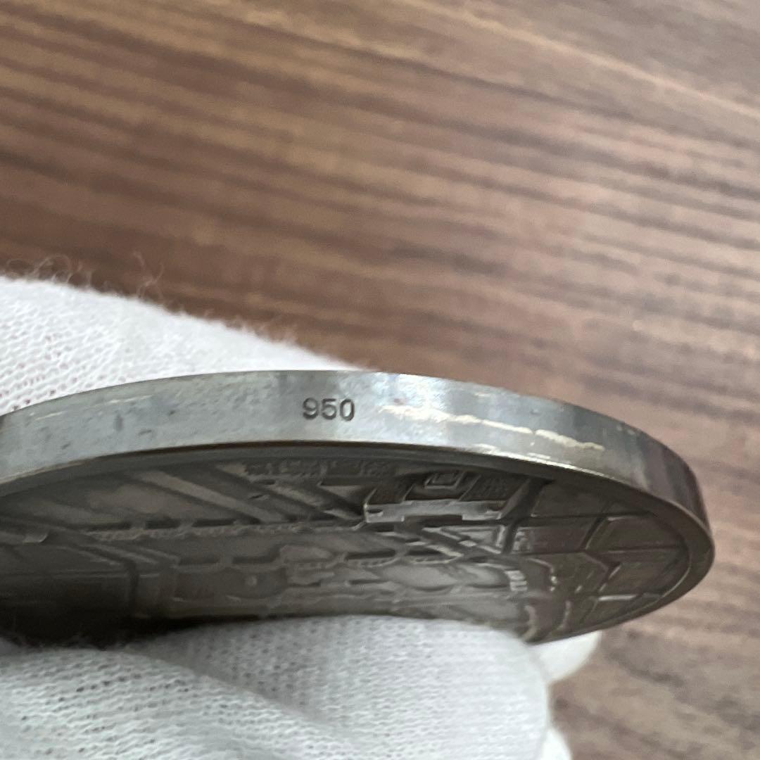 聖上陛下大阪行幸記念銀貨950