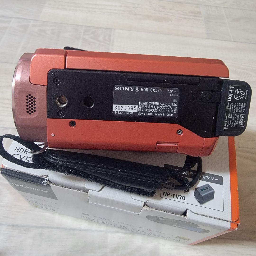 シ*レ様 SONY HDR-CX535 ピンク ビデオカメラ 本体