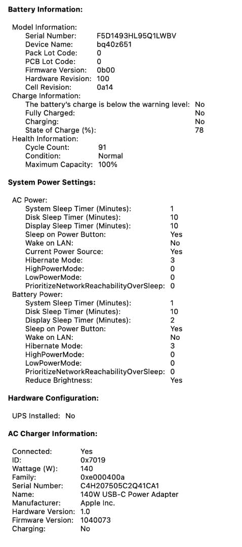 Apple MacBook Pro 16インチ M1