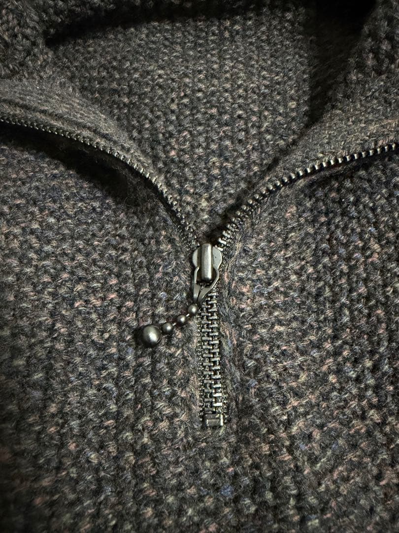 値下ok新品 crepuscule wool kanoko halfzip 2