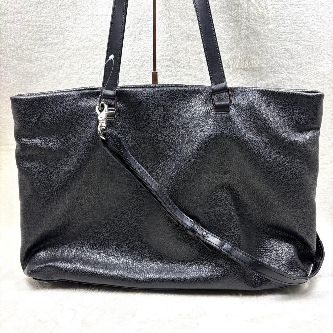 FURLA フルラ トートバッグ 2WAY オールレザー ブラック A4