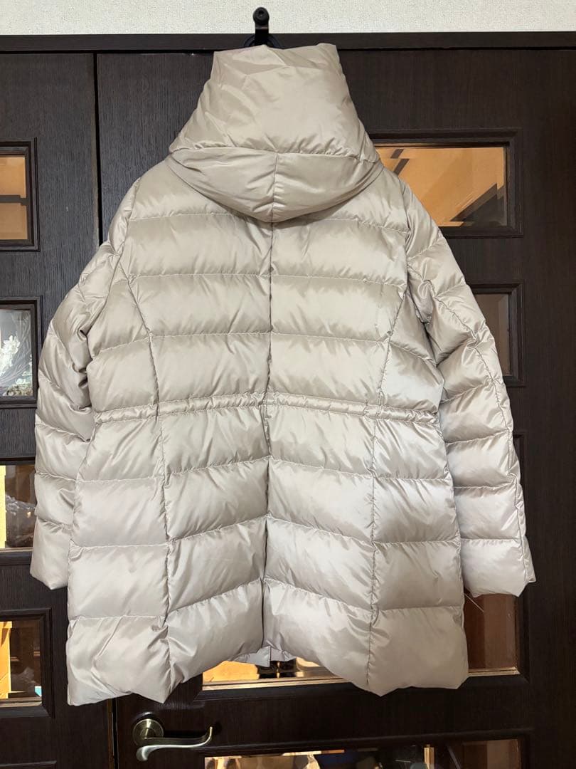 23区　今季シレータフタミドル丈ダウンコート　大きいサイズ　50 ベージュ