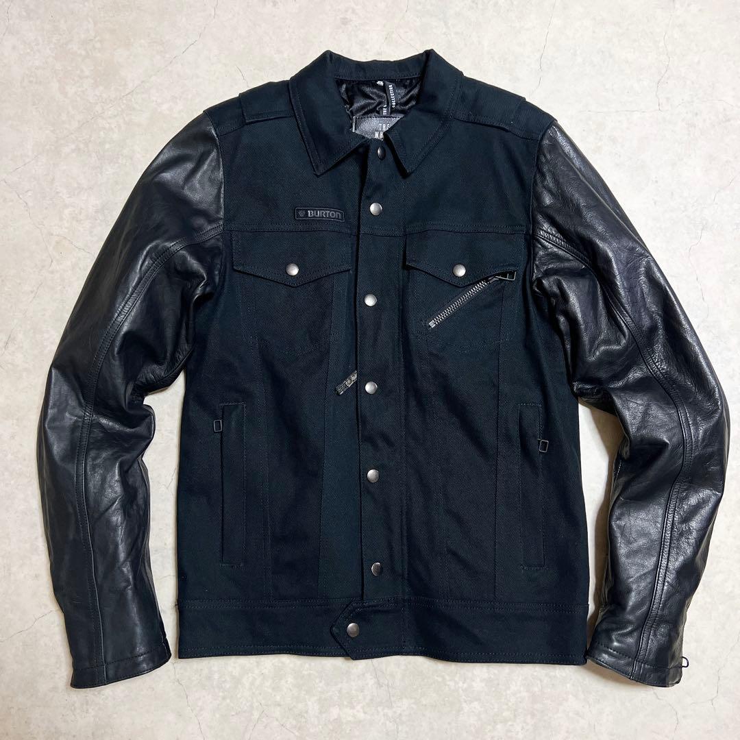 TWC Shaun White Leather×Denim Jacket