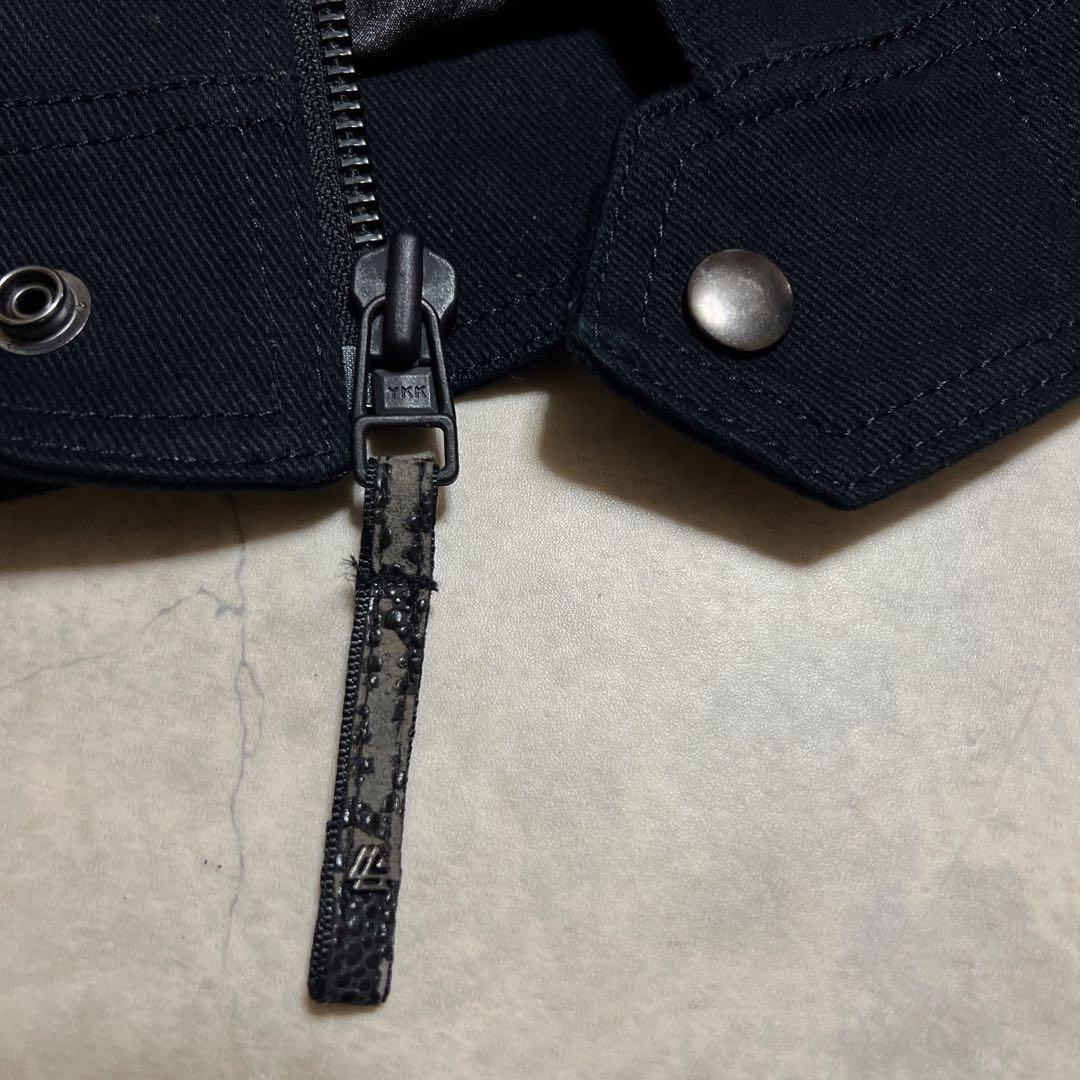 TWC Shaun White Leather×Denim Jacket