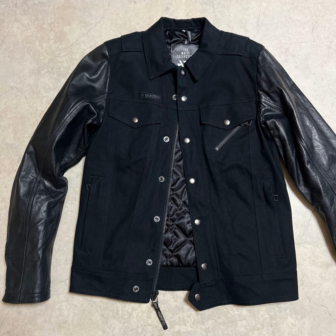 TWC Shaun White Leather×Denim Jacket