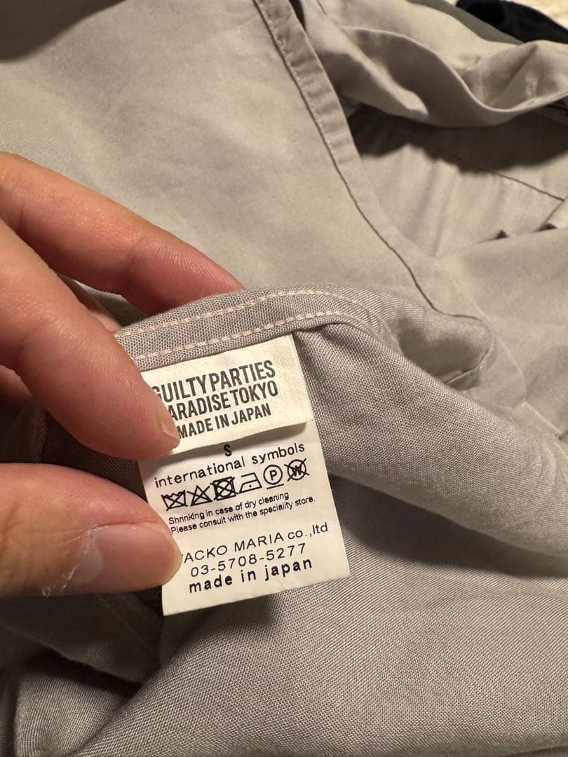 WACKO MARIA ワコマリア 50'S SHIRT オープンカラーシャツ