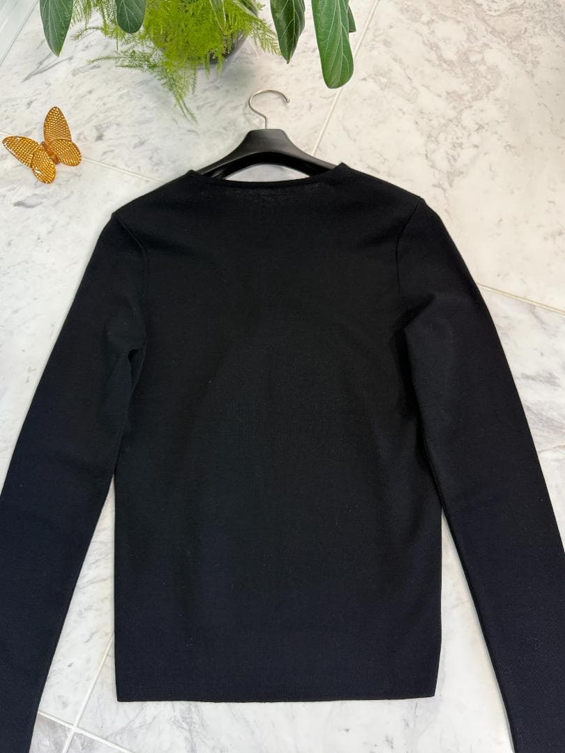 美品★FOXEYフォクシーニットトップス マイフェヴォライトVグレースウール40