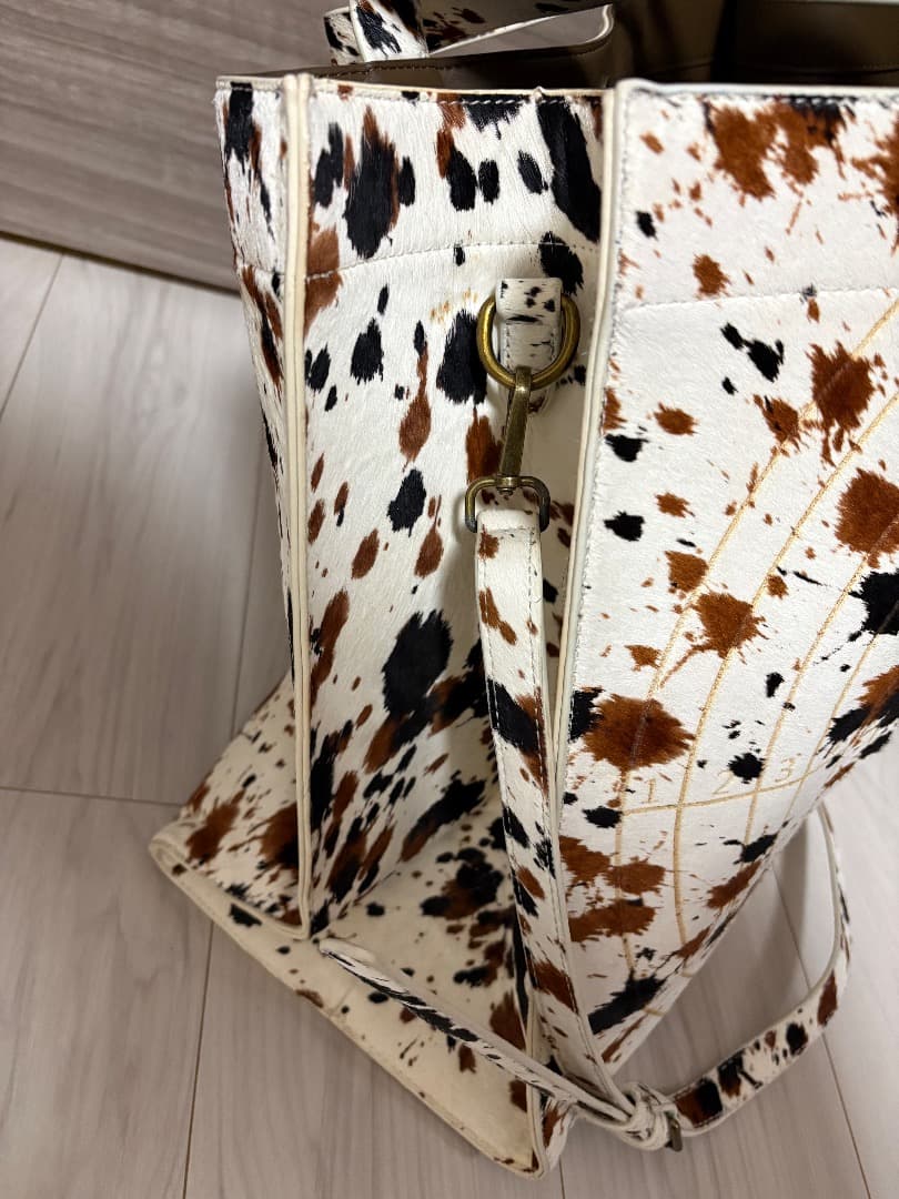 Fugazi Bullseye Weekender Bag ポニーヘアレザー鞄