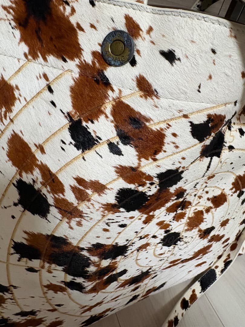 Fugazi Bullseye Weekender Bag ポニーヘアレザー鞄