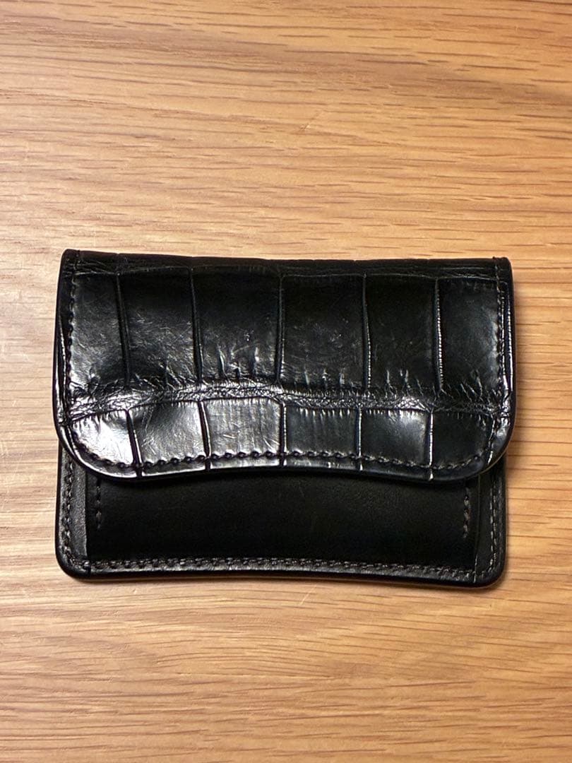 ジロー様　極美品 WILDSWANS tongue タング 黒 クロコ×インブラ