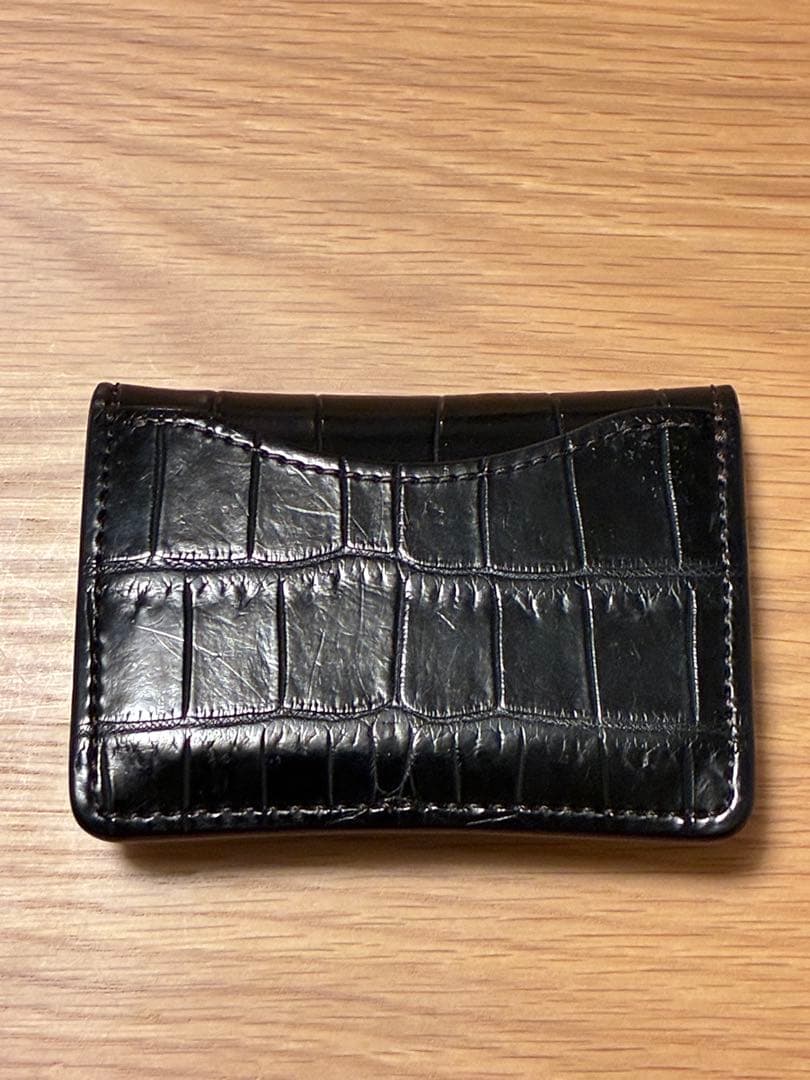 ジロー様　極美品 WILDSWANS tongue タング 黒 クロコ×インブラ