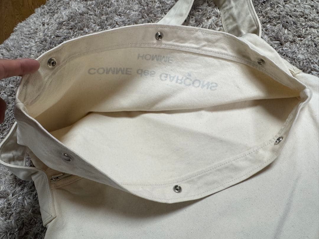 COMME des GARCONS HOMME キャンバスショルダーバッグ