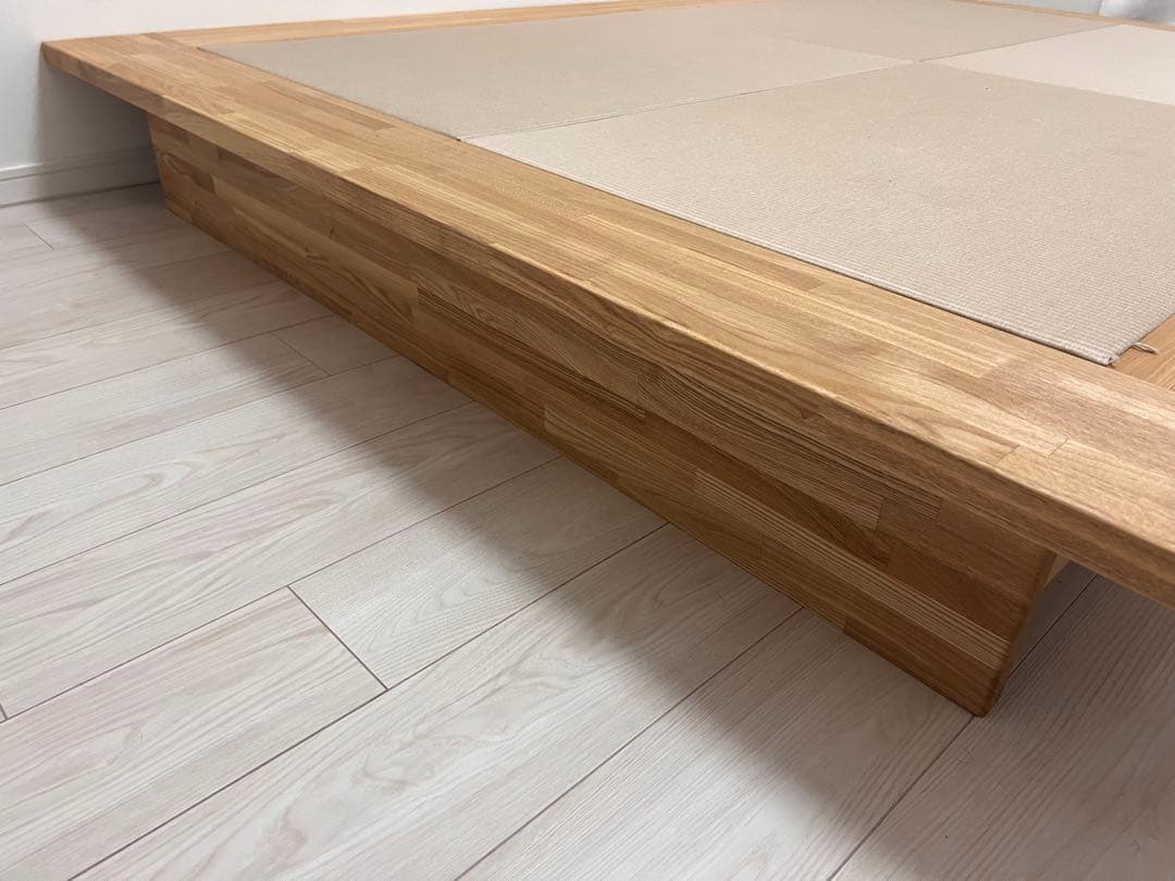【値下げ可】飛騨フォレスト 和紙畳ベッド セミダブル230×170×24cm