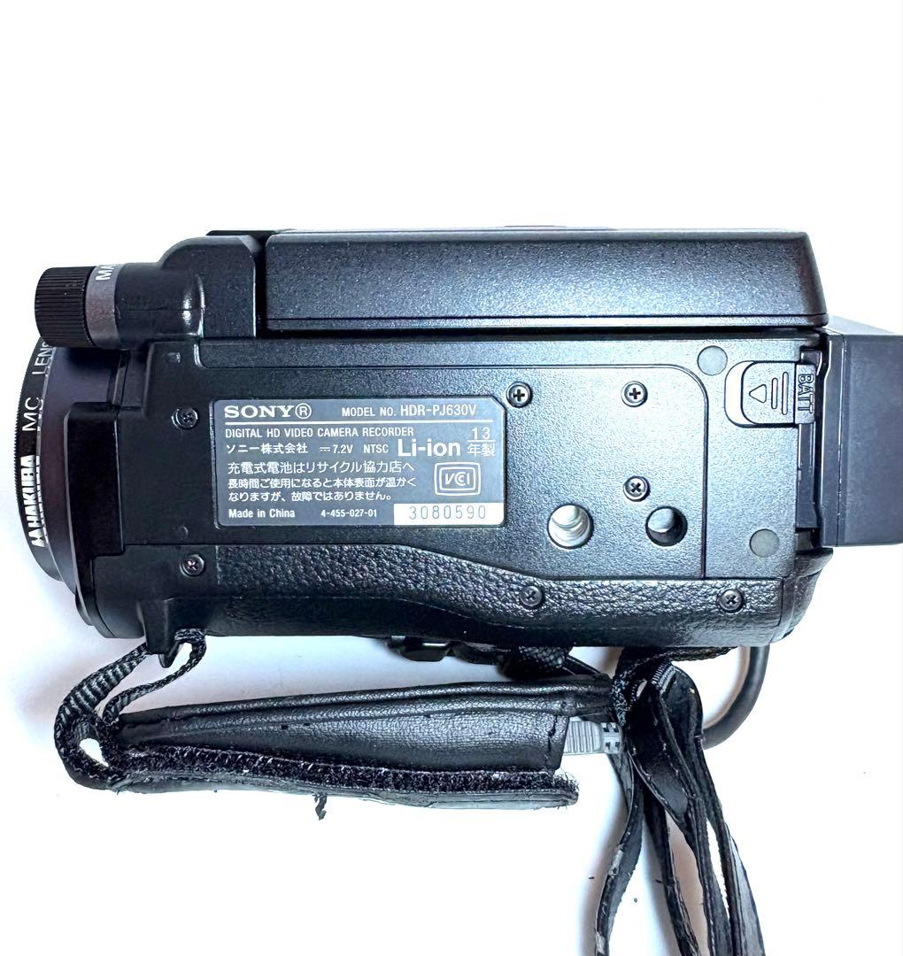 SONY HDR-PJ630 充電ケーブル付き