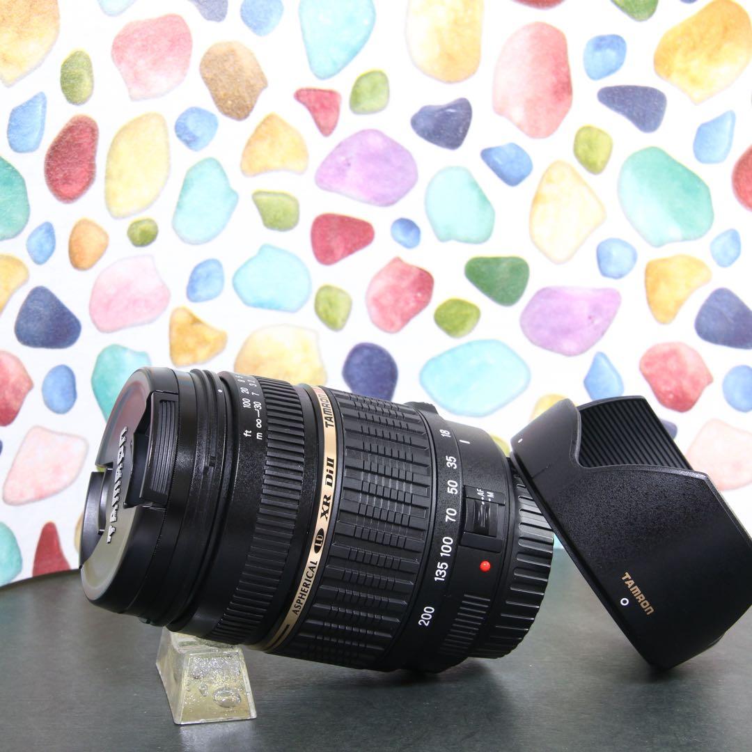 ♥︎◇フルセット♪ 美品♪ ◇Tamron 18-200m canon