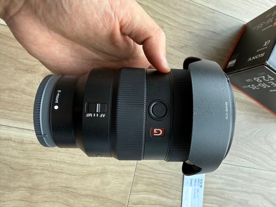 SONY16-35mm F2.8 GM（SEL1635GM）美品 プロテクター付