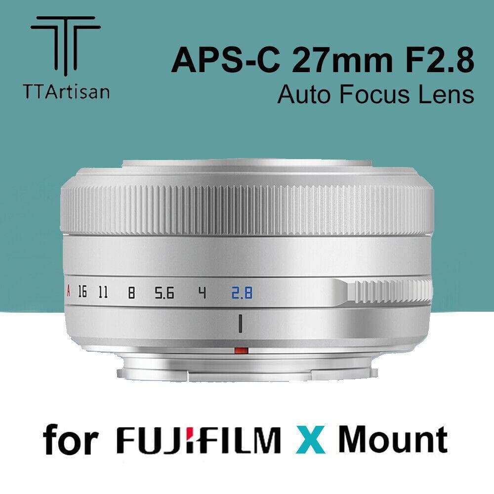新品 TTArtisan AF 27mm F2.8 銀 フジフイルム Xマウント