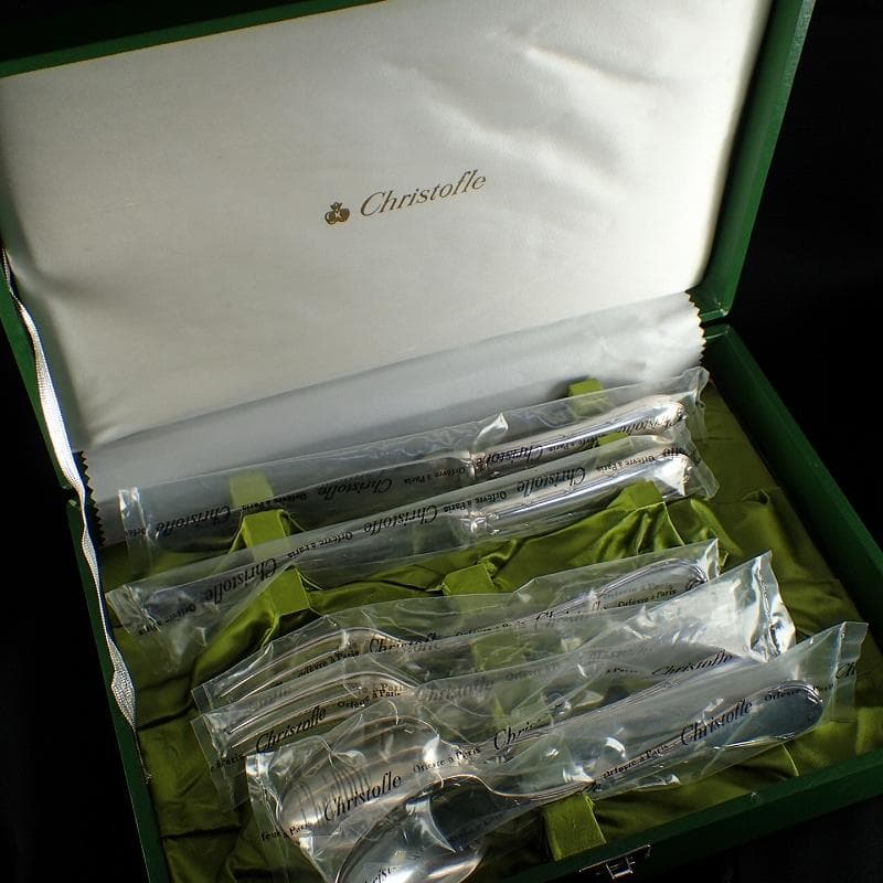 RU-5754 未使用　クリストフル　ディナーセット　リュバン 6Pセット