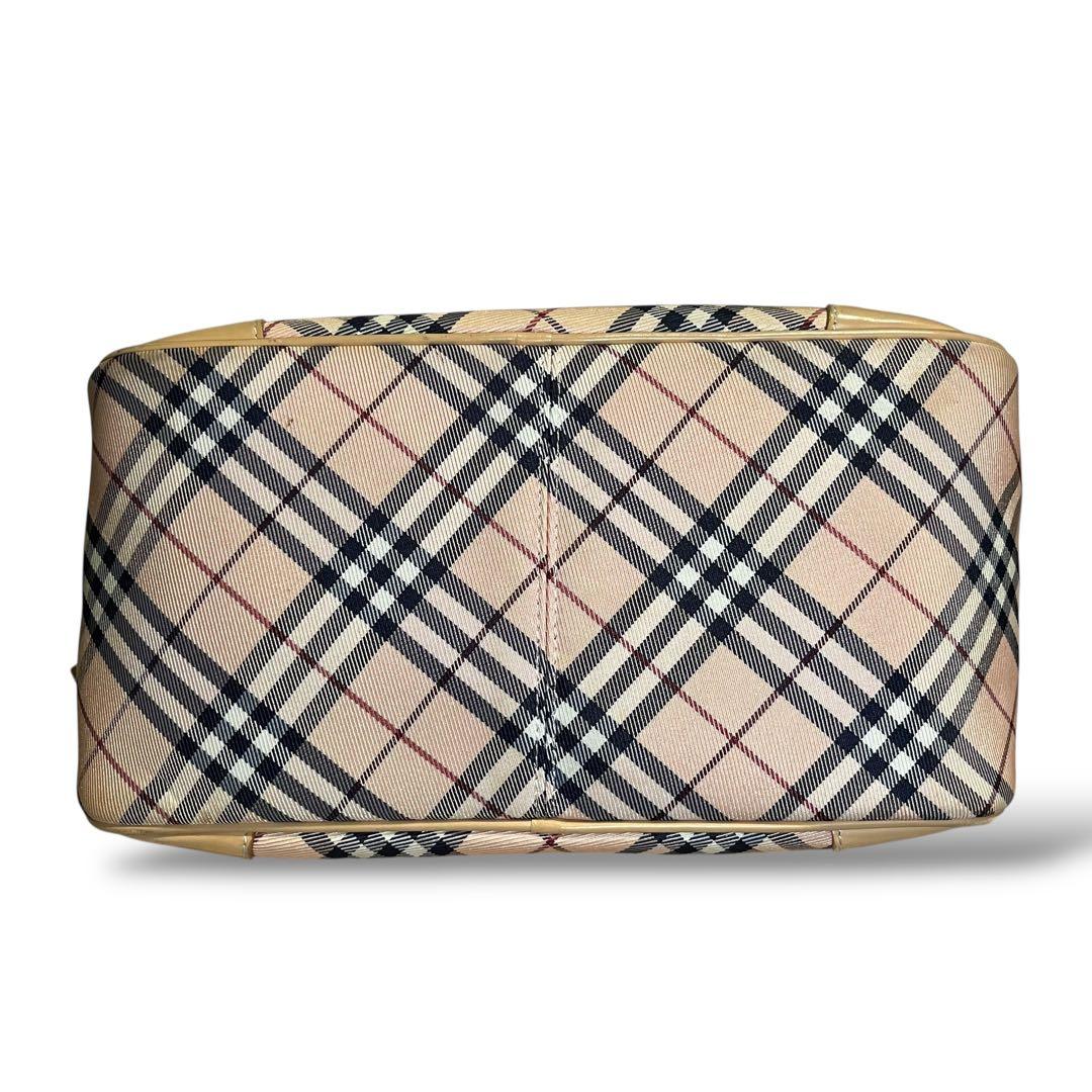 希少 Burberry バーバリー ブルーレーベル ミニボストン バッグ 旅行用