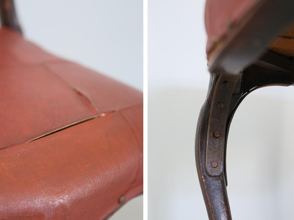 英国アンティーク木製バルーンバックダイニングチェア/サロンイス(89-41-2)