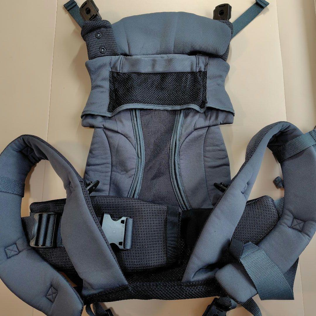 【値下げ】Aprica アップリカ ラクリス 抱っこひも ダークグレー