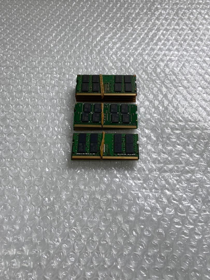 メモリー ノート用 DDR4 16GB 計9枚 3種 ジャンク